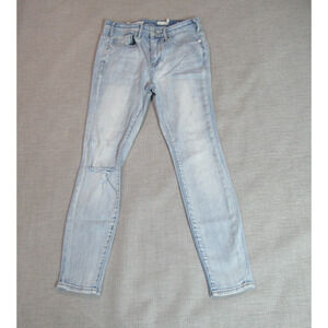 Pilcro Jeans Womens Size 28 Blue High Rise Skinny Denim Stretch Anthropologie